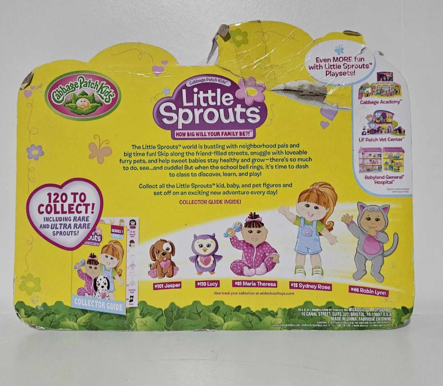 Cabbage Patch Kids Little Sprouts 8 Pack Friends Set Series 1 *Damaged Box*