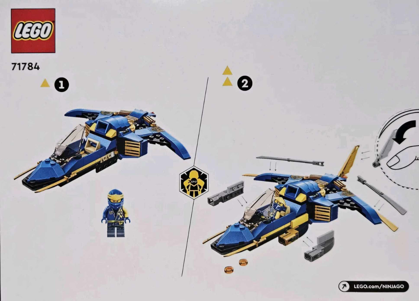 LEGO NINJAGO: Jay's Lightning Jet EVO (71784)