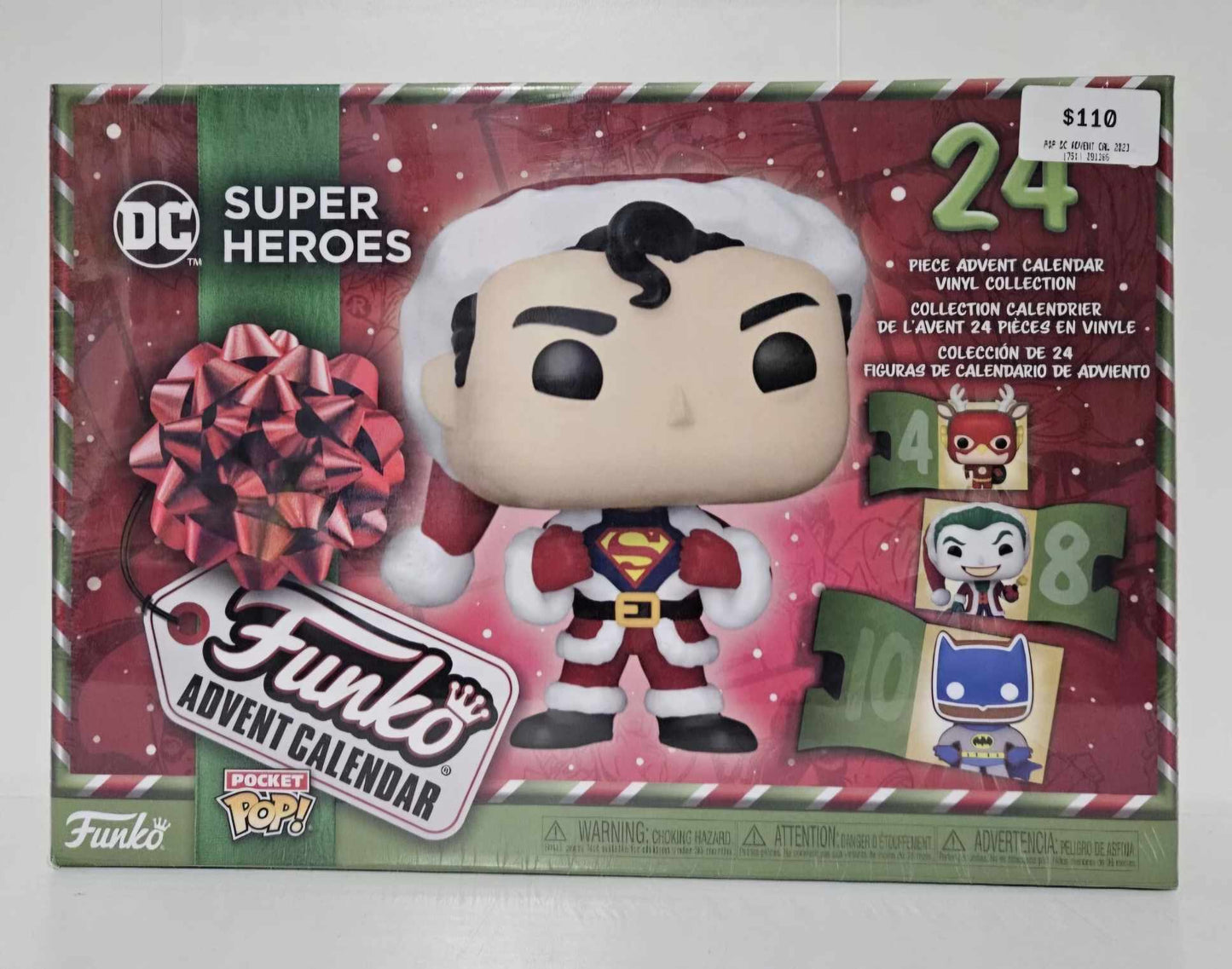 Christmas Funko Pop Advent Calendar DC Super Heros 2023