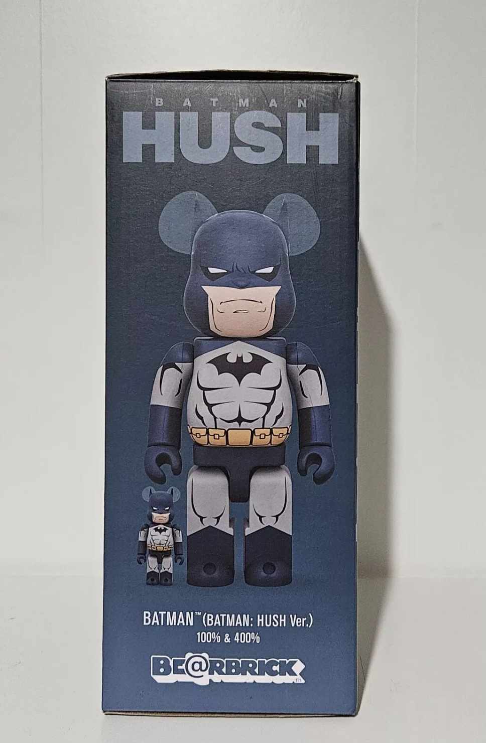 BE@RBRICK BATMAN (BATMAN: HUSH Ver.) 100％ ＆ 400％ medicom bearbrick