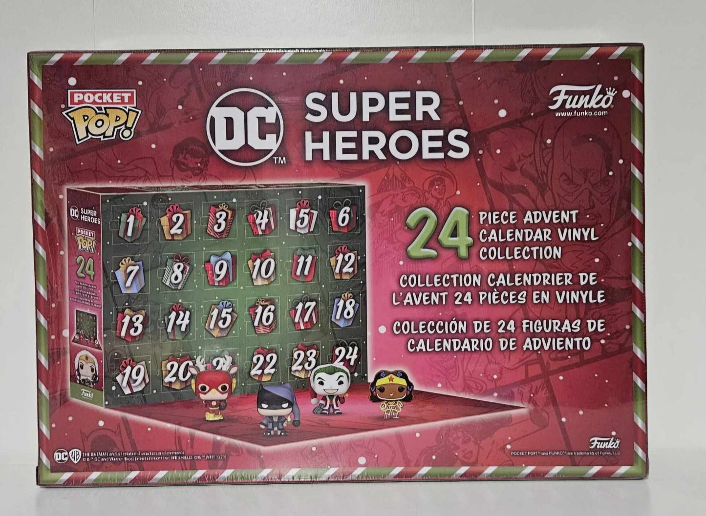 Christmas Funko Pop Advent Calendar DC Super Heros 2023