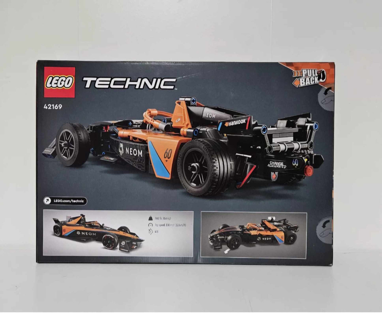 LEGO TECHNIC 42169 NEOM McLaren Formula E Race Car