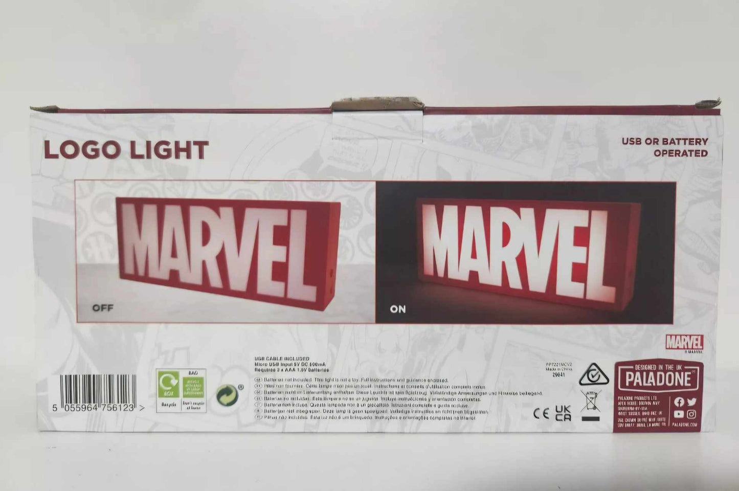 Paladone Marvel Logo Icon Light