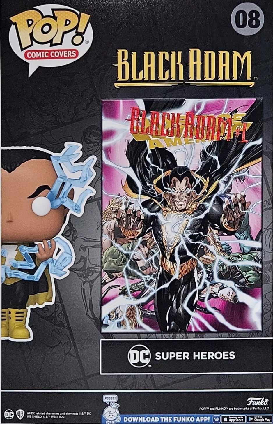 Pop Vinyl Comic Covers Black Adam (08)