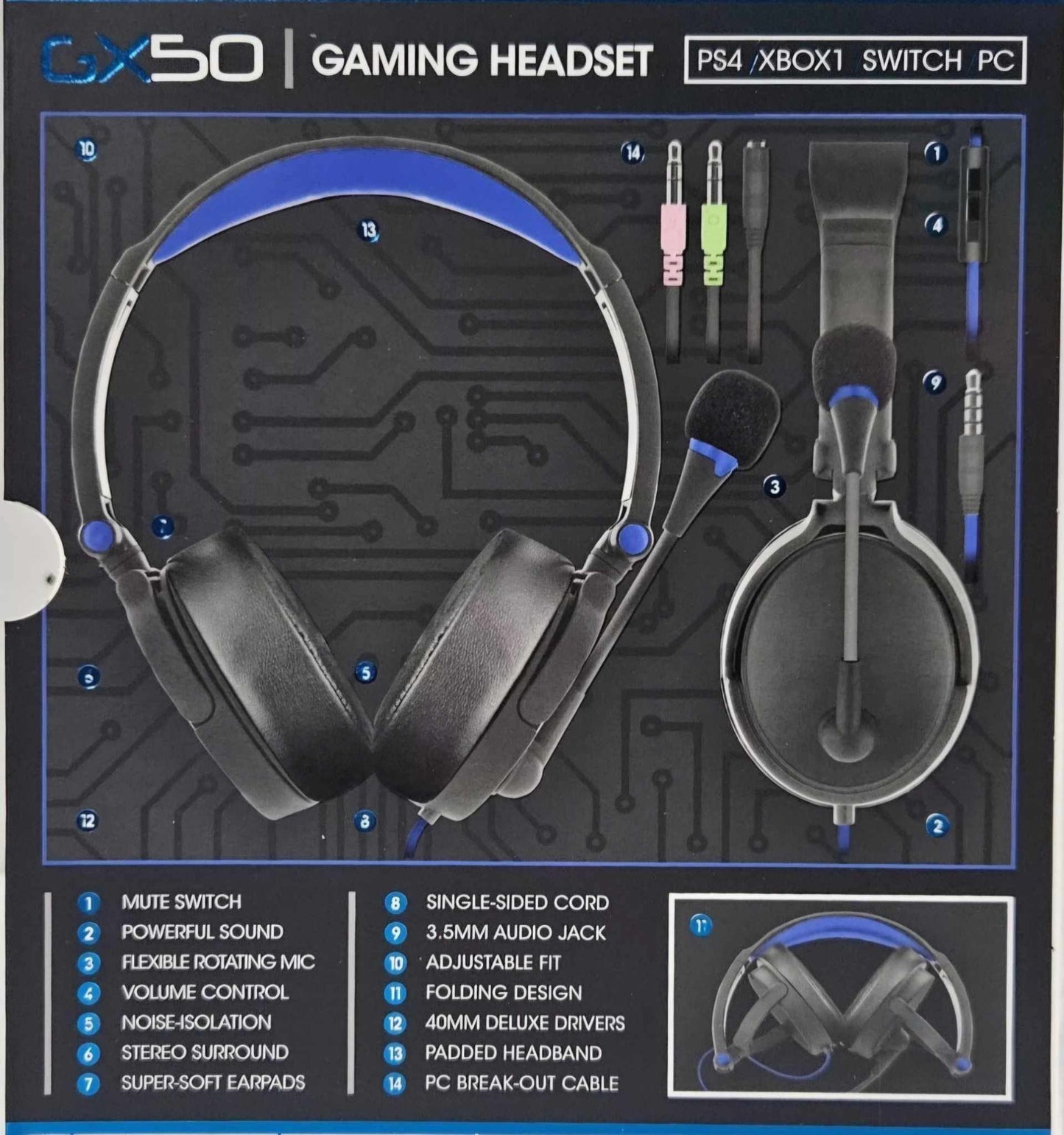 Gx50 Gaming Headset