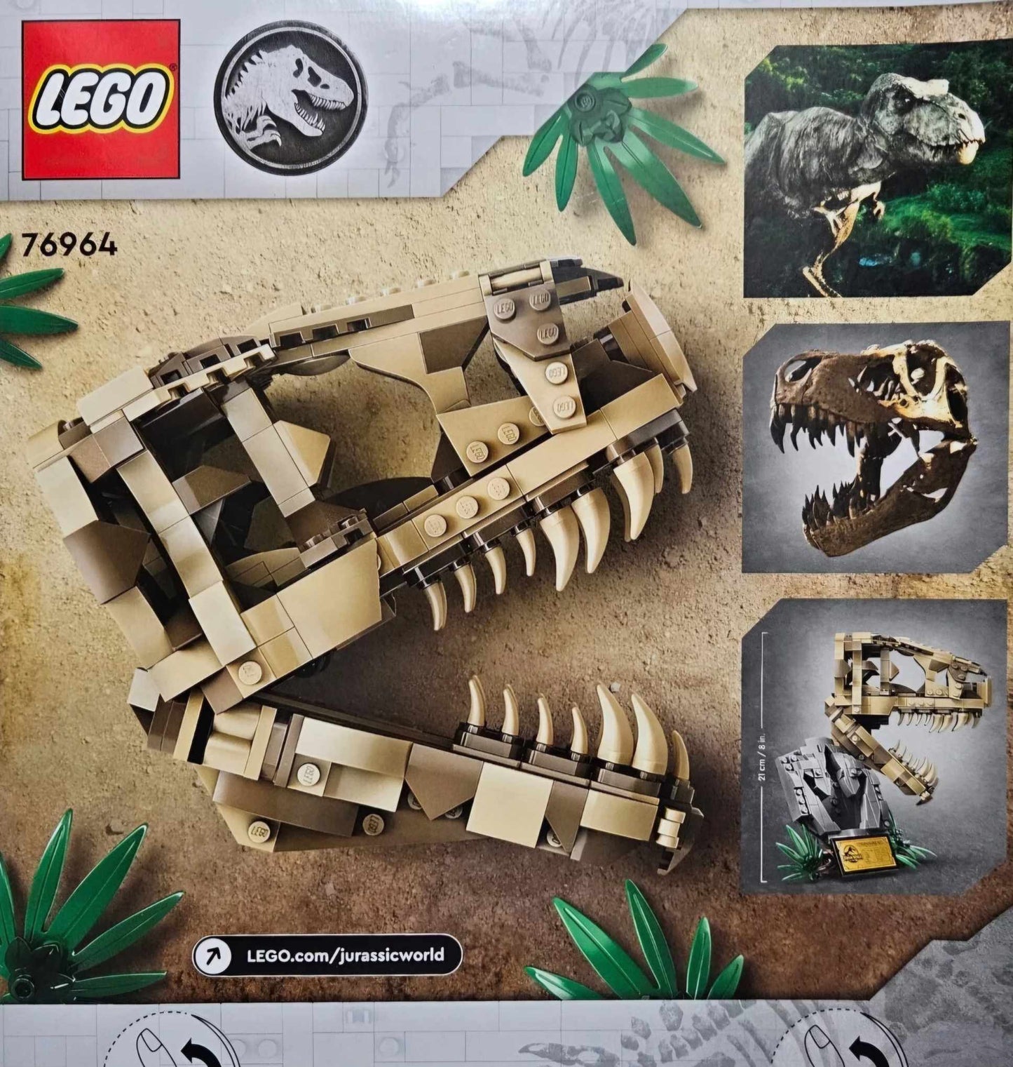 LEGO Jurassic World - Dinosaur Fossils: T. rex Skull (76964)