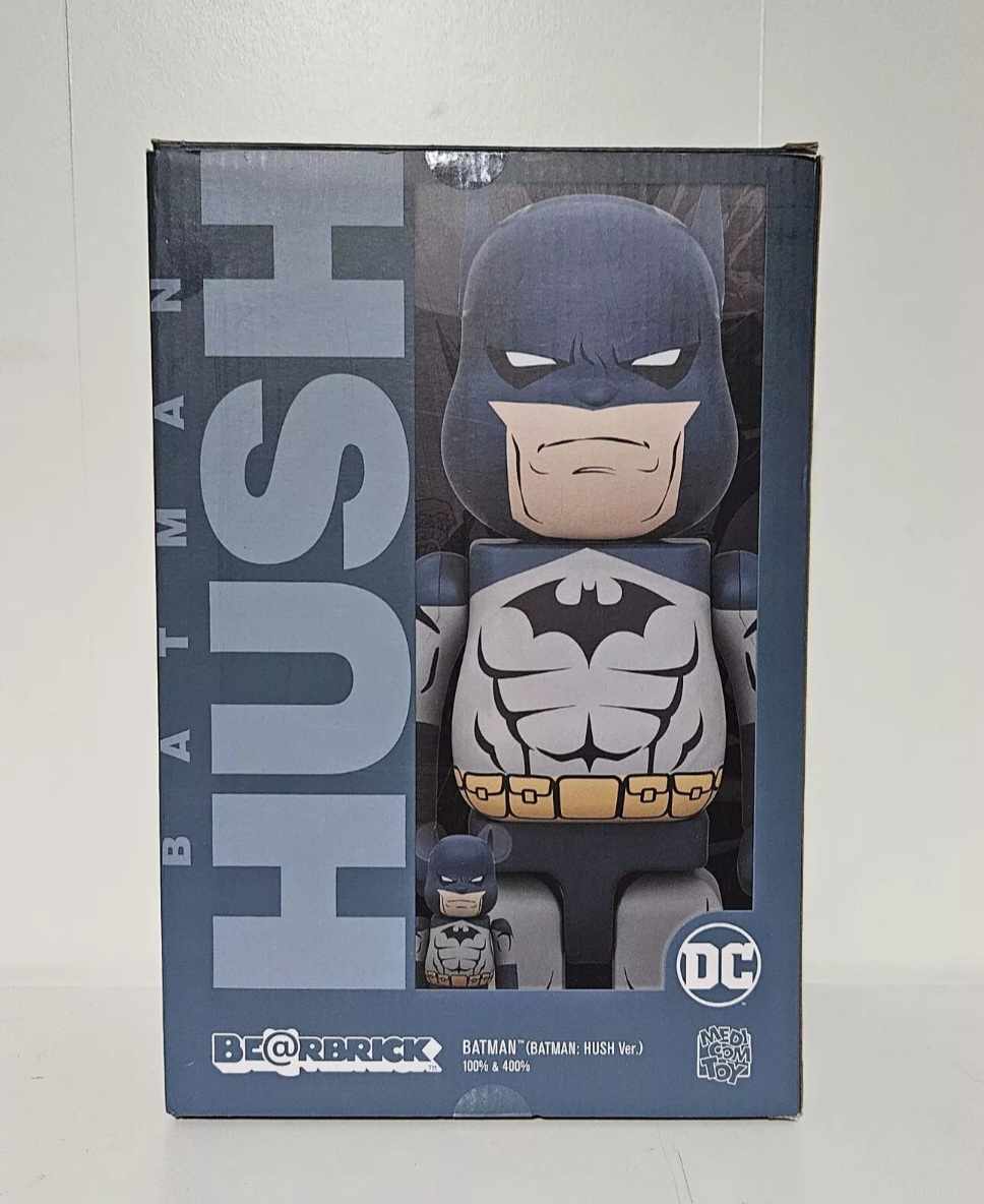 BE@RBRICK BATMAN (BATMAN: HUSH Ver.) 100％ ＆ 400％ medicom bearbrick